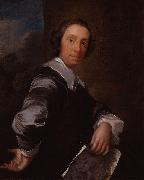 John Giles Eccardt Portrait of Richard Bentley Sweden oil painting artist